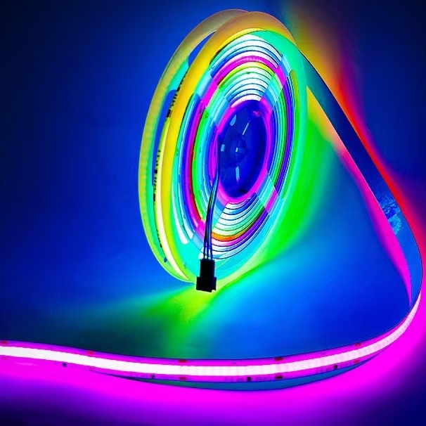 Ticari Magic COB LED Şerit Rüya Tam Renkli DC 24V Adres edilebilir 0
