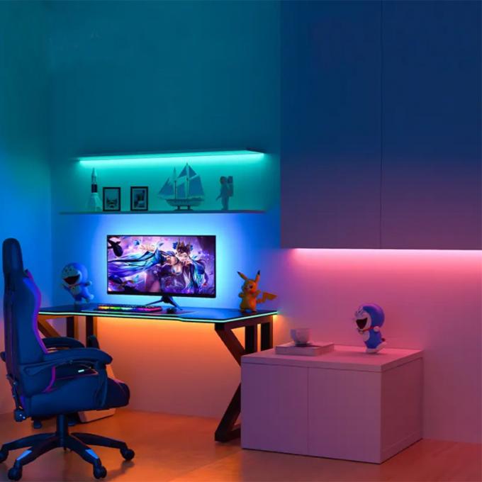 Ticari Magic COB LED Şerit Rüya Tam Renkli DC 24V Adres edilebilir 8