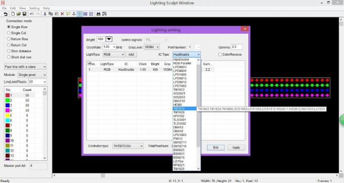 4096 piksel Salve DMX LED Kontrolörü H802RA 4 Port Alüminyum Alaşım Malzemesi 1