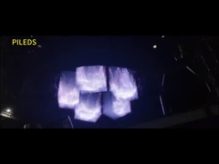 En iyi görüntüleme deneyimi için 360° Görme açısı 500*500MM Led Light Sheet Matrix Ekranı