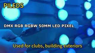 UCS512 RGB RGBW Plastik LED Piksel Işık Dizisi